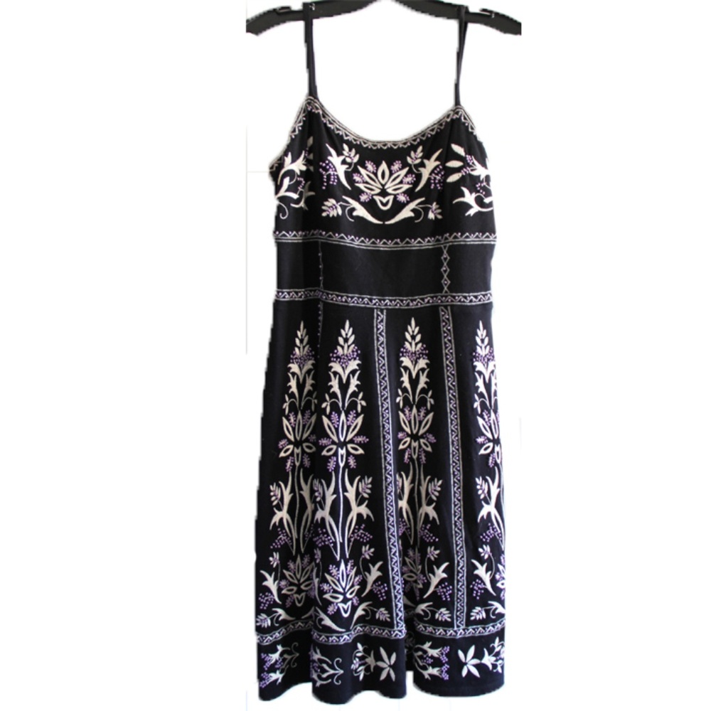 INC A-Line Embroidered Dress
